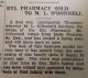 Eyl Drug Store Sold - Merrimack Monitor 4-1-1937