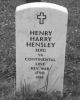 Henry 'Harry' Hensley headstone