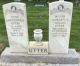 Doreen Frances Nolles and Lawrence L. Utter headstones